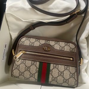 Gucci Ophidia GG Supreme Mini Bag EUC